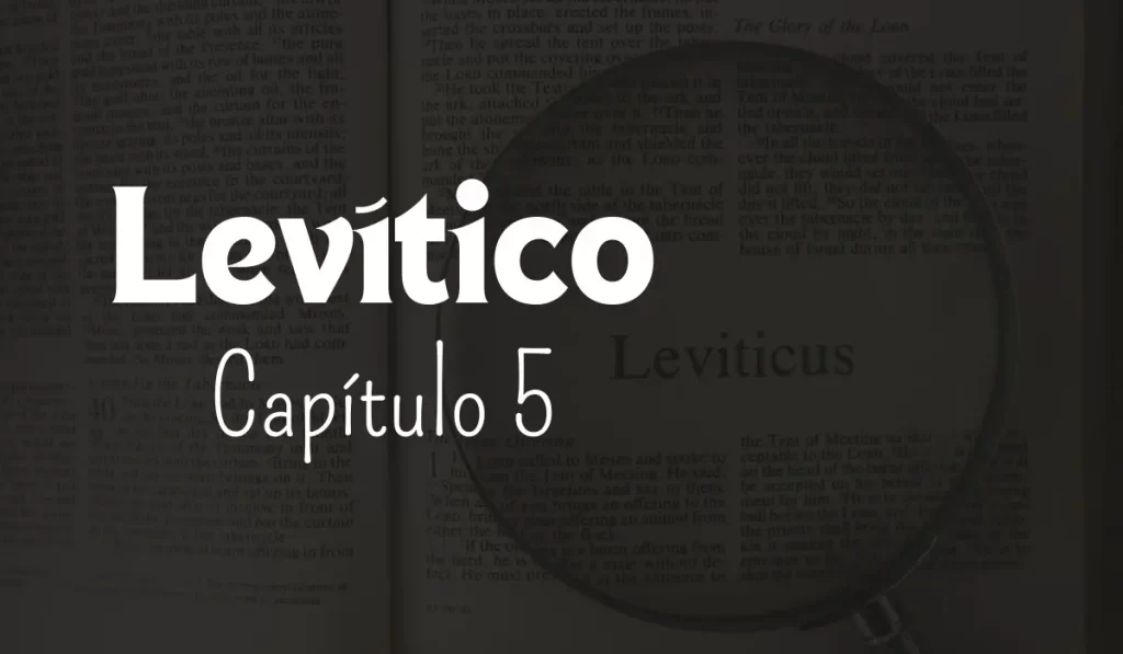 Levítico, Capítulo 5 - Semillas de fe