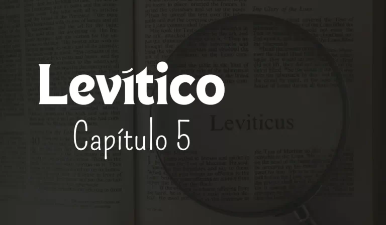 Levítico, Capítulo 5 - Sementes da Fé