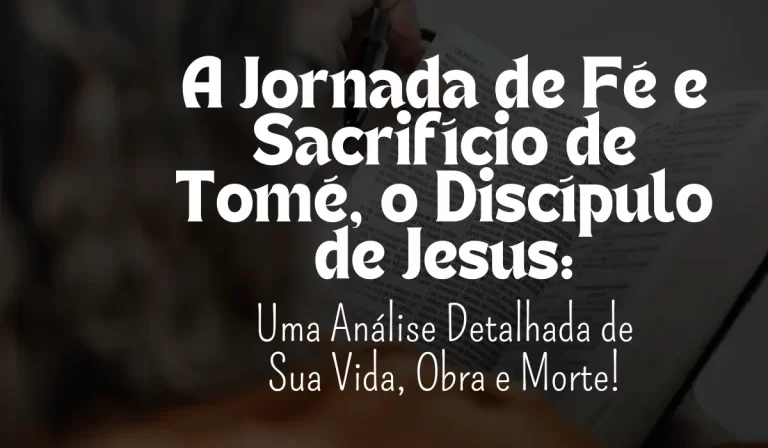 Como morreu Tomé discípulo de Jesus - Sementes da Fé