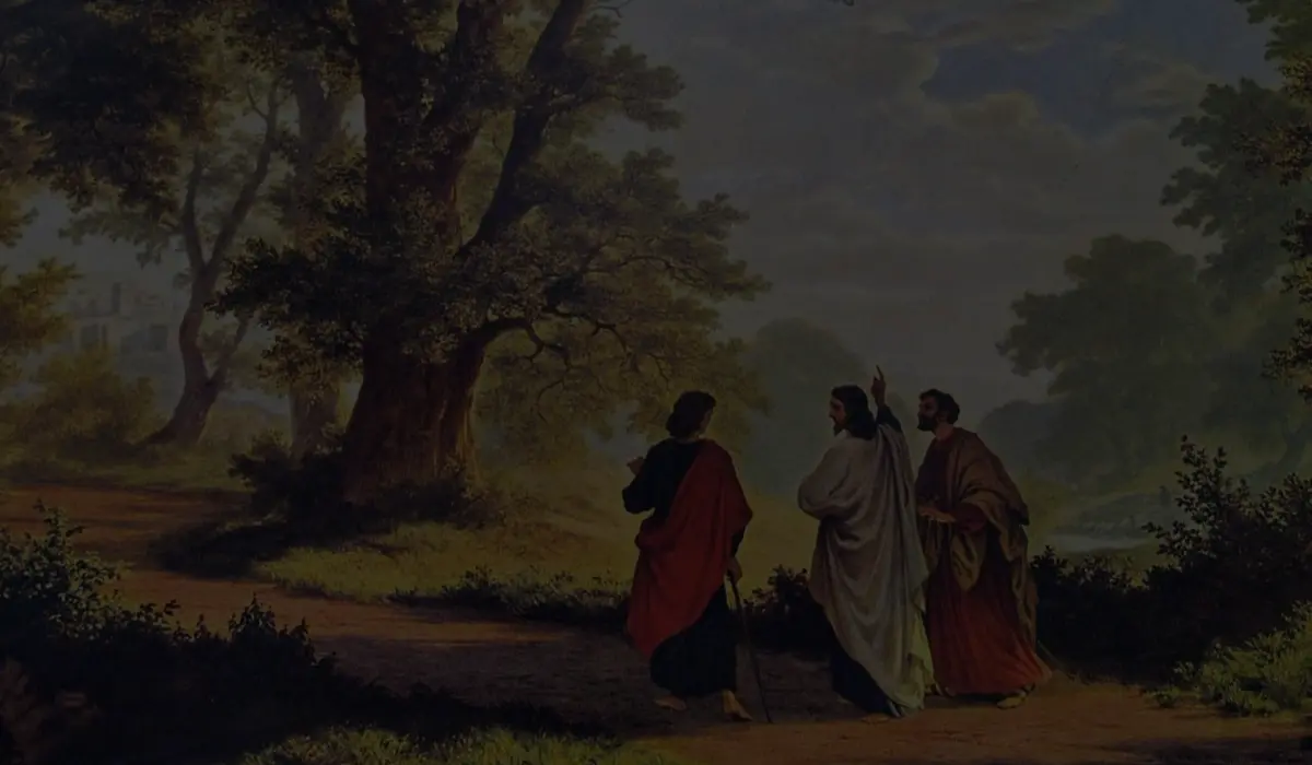 Dois discípulos no caminho de Emaús - Sementes da Fé