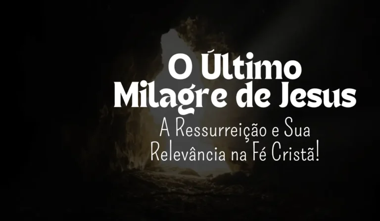 O Último Milagre de Jesus - Sementes da Fé