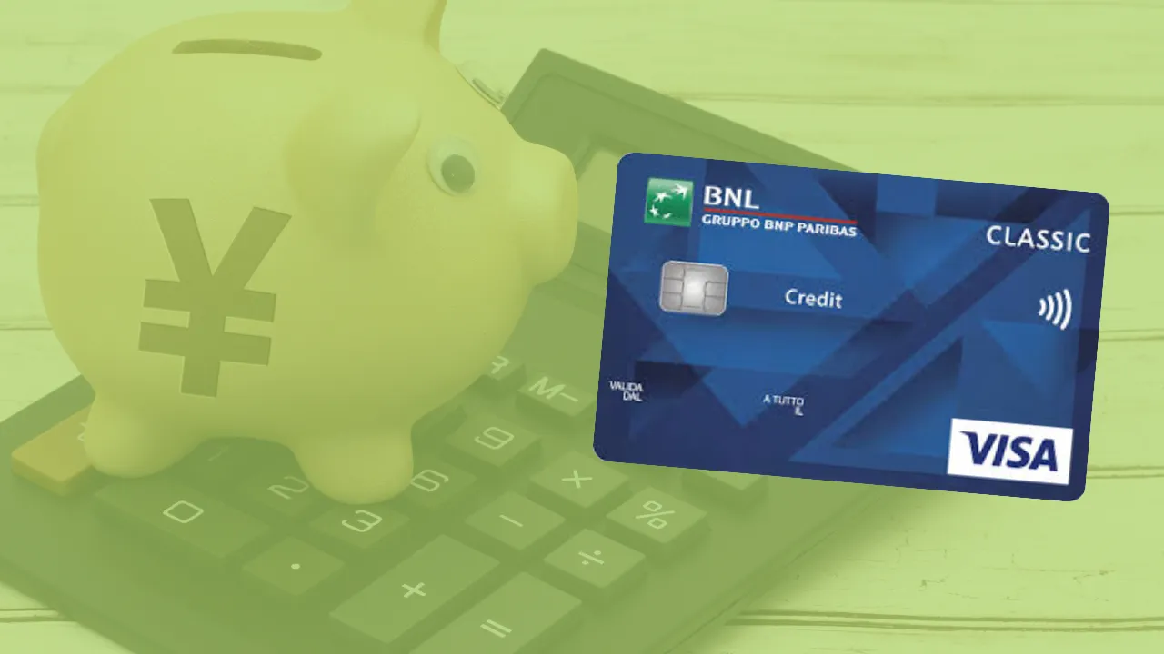 Consiga Até ¥ 50.000,00 com o Cartão BNL Classic