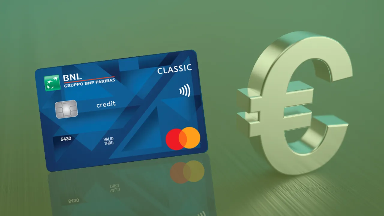 Limites de Até € 5.000 Com Seu Cartão BNL Classic!